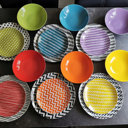 LISBONNE Ensemble De Vaisselle En Porcelaine Décorée 18 Pièces - Household Excelsa | Shop Online